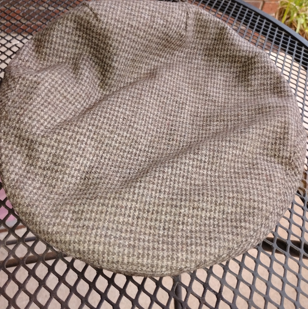 Kent Vintage Hat Cabbie Newsboy L Hat 60% Wool Sz Xl Made Italy Rare Good Shape.
